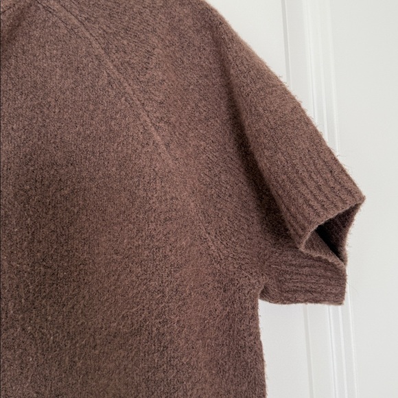 Universal Thread Chocolate Short Sleeve Knit Cardigan - Picture 6 of 9